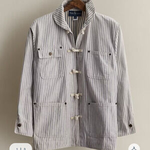 Vintage Ralph Lauren Cotton Shaw Collar Jacket | c. 1980s